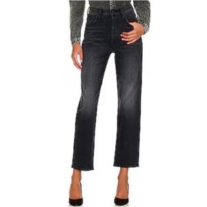 MOTHER SUPERIOR The Tomcat Black Jeans in Lies, Lies, Lies Wash Size 29